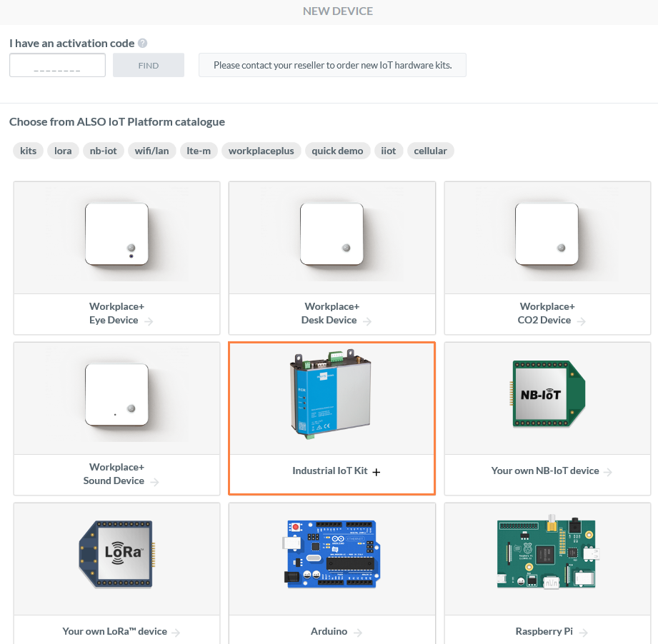 also device selection