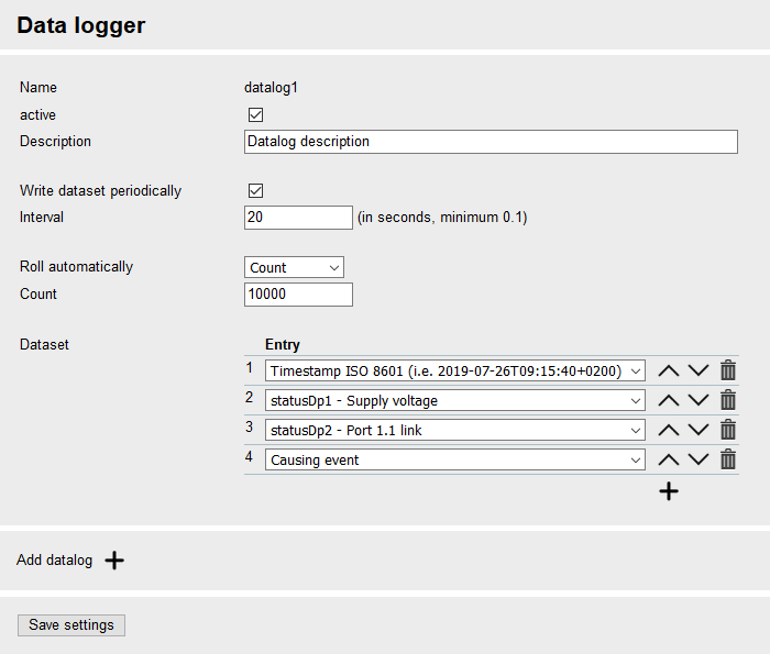 cg en ids logging exporting data points 2