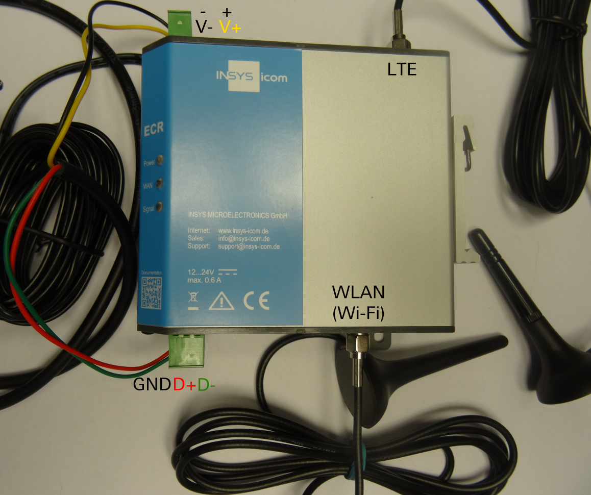 ecr fully wired labelled